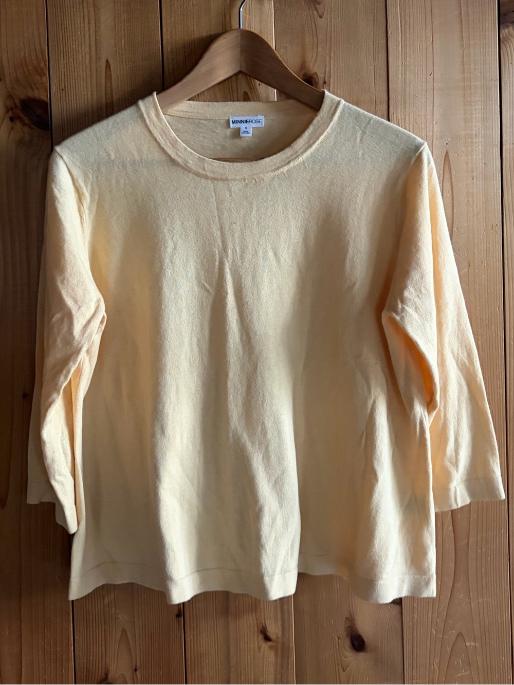 Minnie Rose Cotton Cashmere Knit Sweater